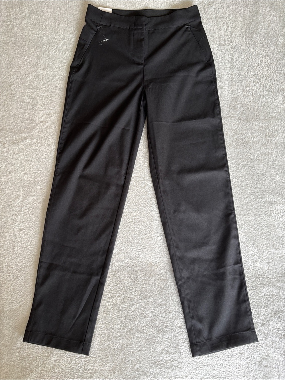 Lolë Miles Black Straight Leg Travel Pants Women’s 6 NWT